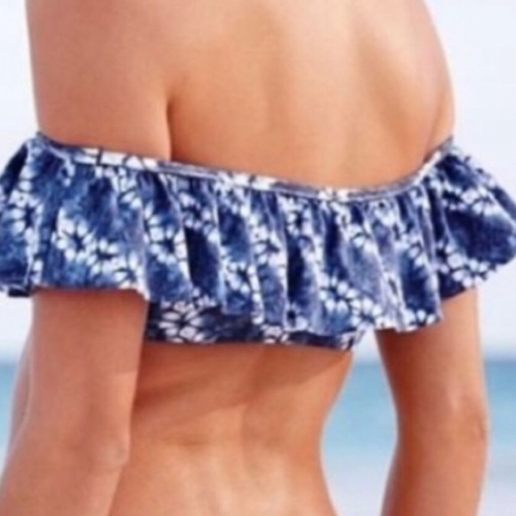 Victoria’s Secret Off the‎ Shoulder Tie Dye Bikini Top - Picture 2 of 9